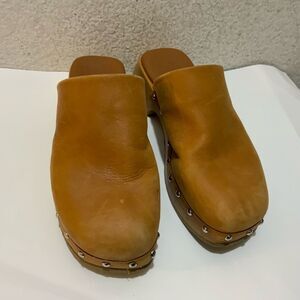 Regy Clog Women. Color: Camel MUSSE & CLOUD Size 39 Euro 8.5-9 US